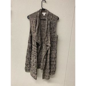 Artisanony Open Sweater Vest Size L